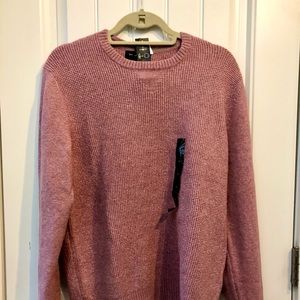 Banana Republic Pink Waffle Sweater